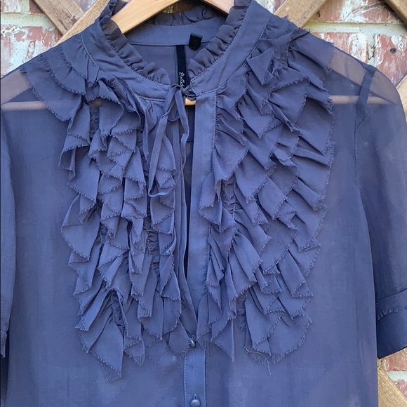 Bellatrix Tops - Elegant long silk top size Medium